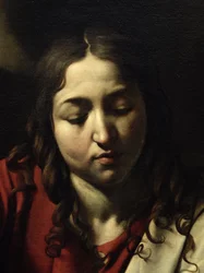 Das Abendmahl in Emmaus (Detail)